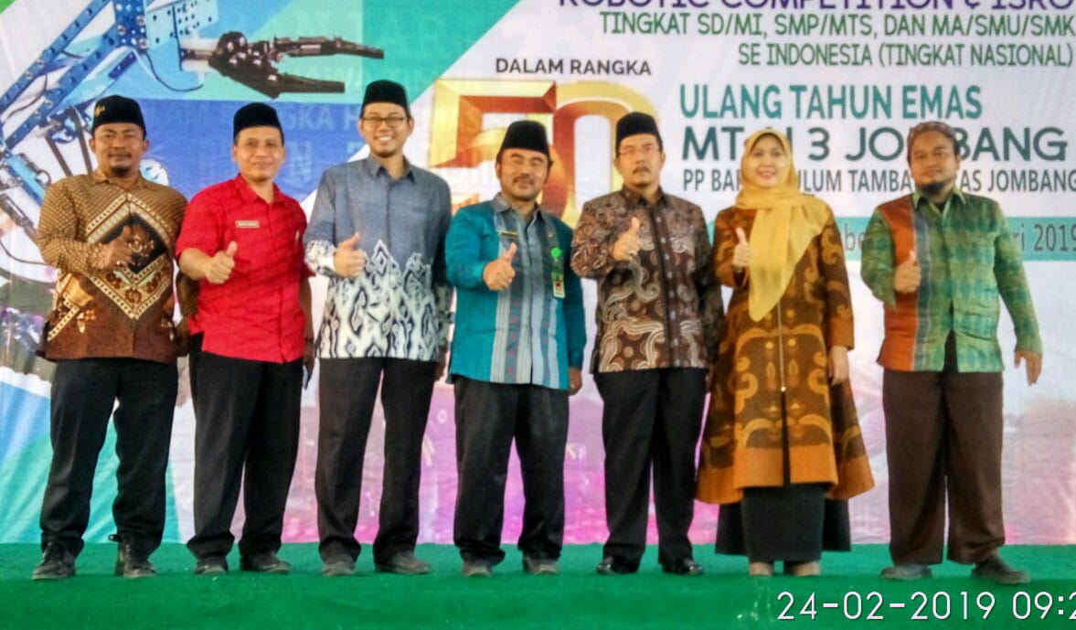 Madrasah Robotic Competition & Isro : Sambutan Kepala Kemenag Jombang