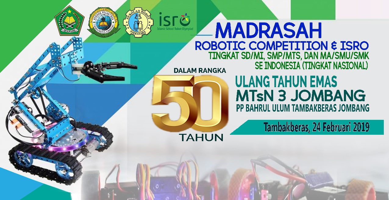 Tuan Rumah Lomba Robotic, MTsN 3 Jombang Siap Menyambut Era 5.0
