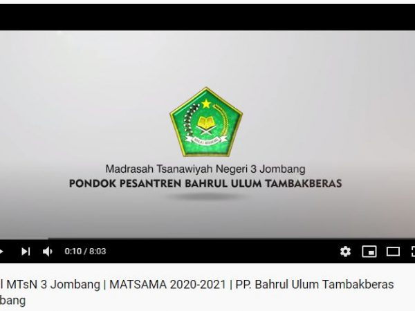 Masa Ta'aruf Peserta Didik Baru MTsN 3 Jombang Memasuki Hari Ke Empat