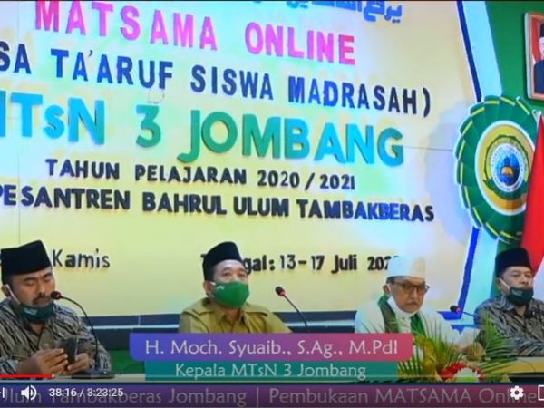 MATSAMA Online: MTsN 3 Jombang Menjawab Tantangan Pandemi