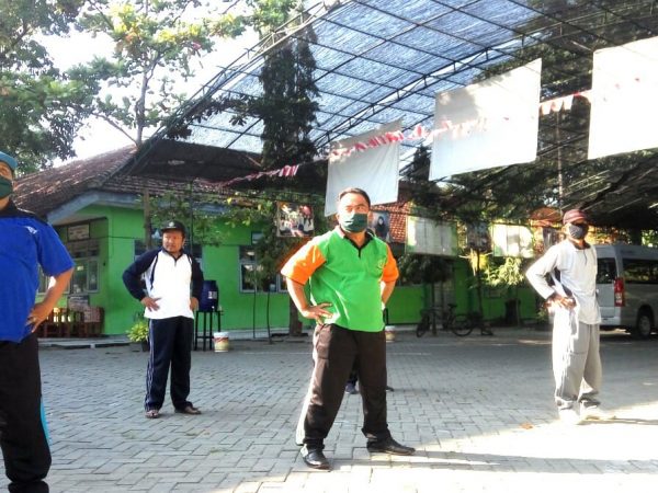 GEMPI : Gowes  dan Senam Sehat Bersama Kepala MTsN 3 Jombang
