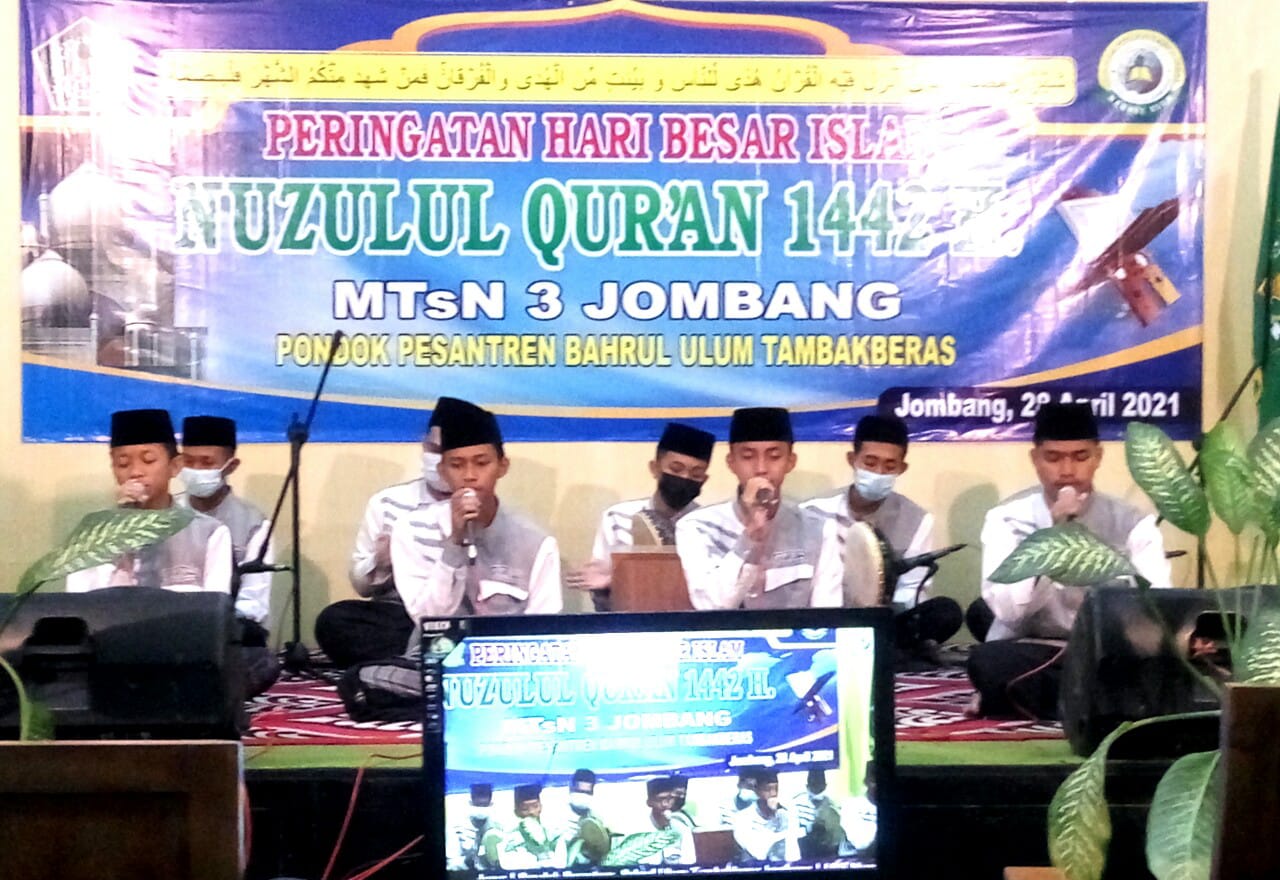 PHBI Nuzulul Qur'an 1442 H MTsN 3 Jombang