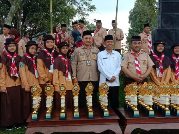 Pramuka MTsN 3 Jombang Ikuti Peruga KKMTsN Wilayah Kerja Surabaya