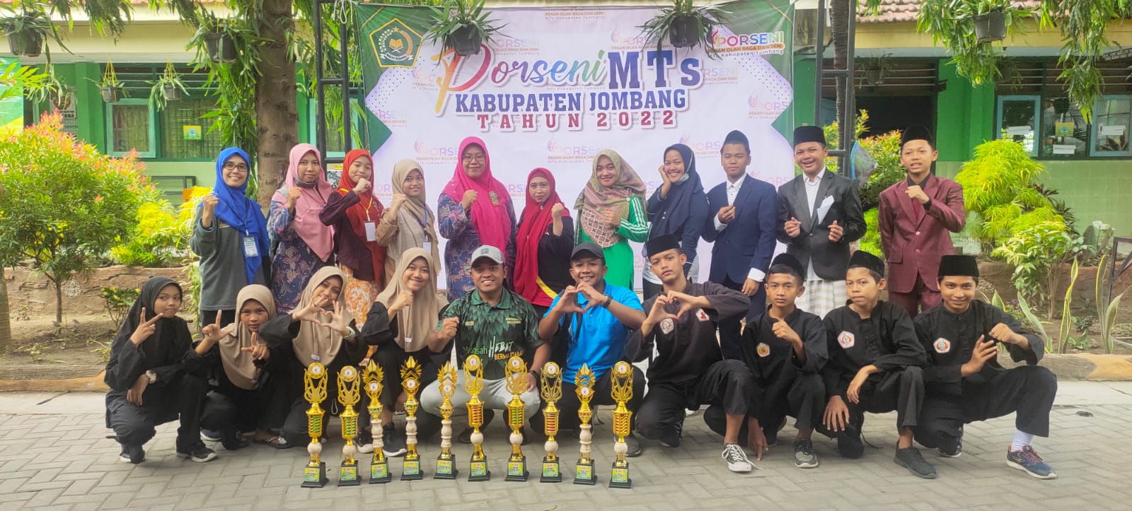 Kontingen MTsN 3 Jombang Boyong Juara di Porseni Tingkat Kab. Jombang