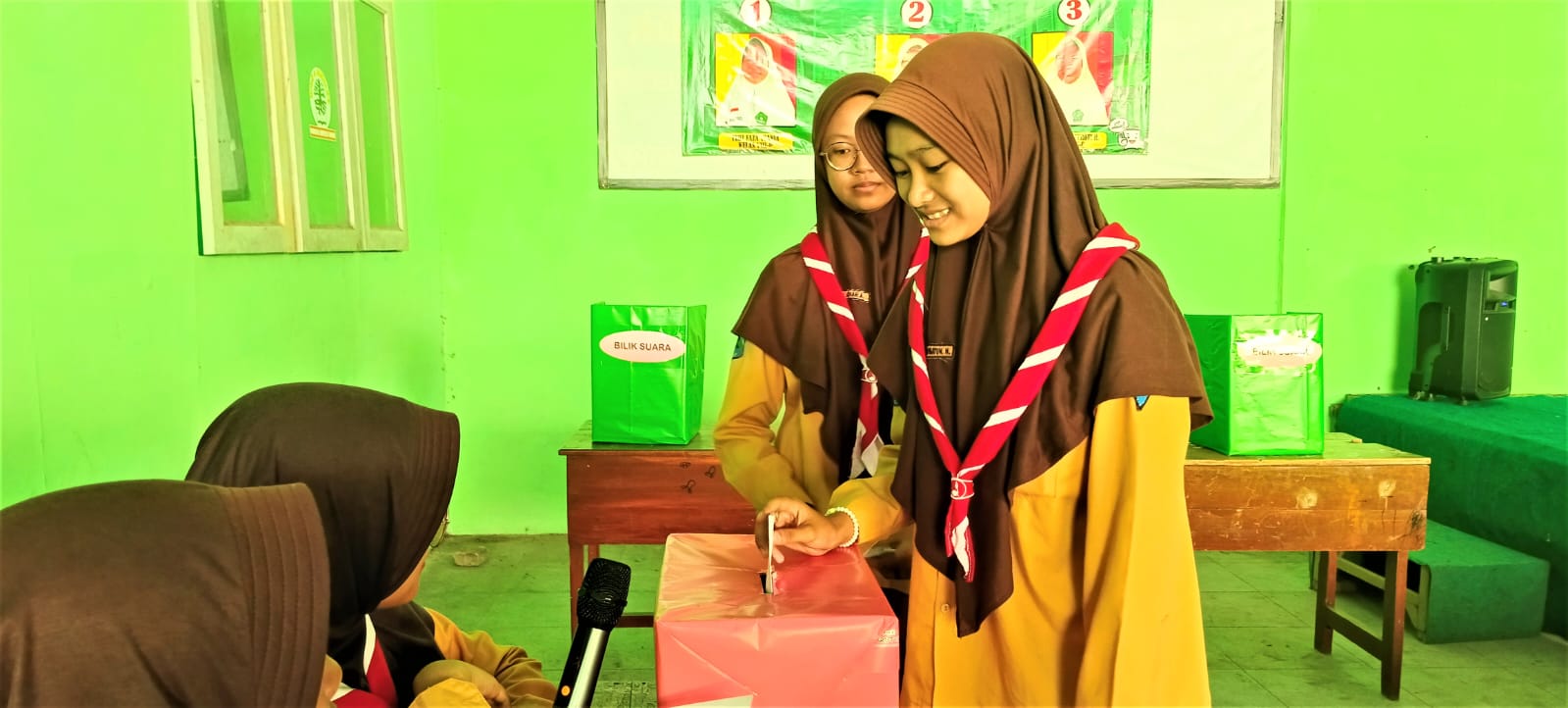 MTsN 3 Jombang PP Bahrul Ulum Menggelar Pilkosis Menentukan Ketua OSIS untuk Tahun Abdi 2023-2024