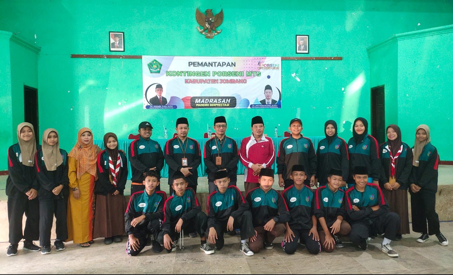 12 siswa perwakilan MTsN 3 Jombang PP Bahrul Ulum Tambakberas Ikuti Pemantapan Kontingen Porseni MTsN Kabupaten Jombang Sebelum Berlaga di Tingkat Provinsi