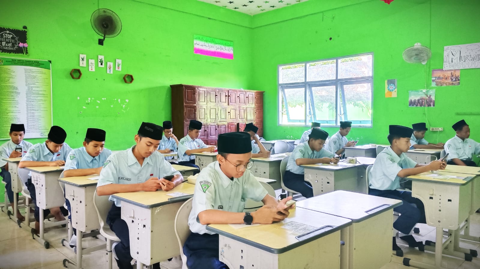 MTsN 3 Jombang PP Bahrul Ulum Laksanakan Assemen Madrasah