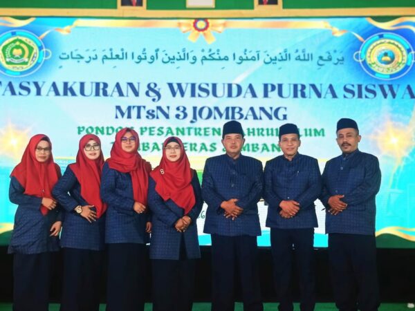 MTsN 3 Jombang Sukses Menggelar Tasyakuran dan Wisuda Purna Siswa