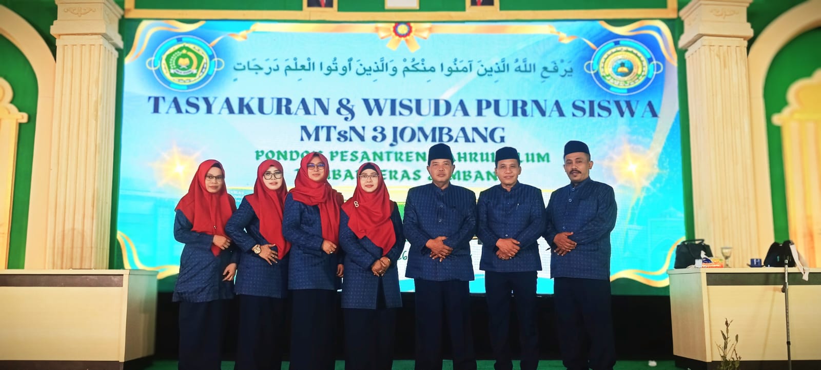 MTsN 3 Jombang Sukses Menggelar Tasyakuran dan Wisuda Purna Siswa