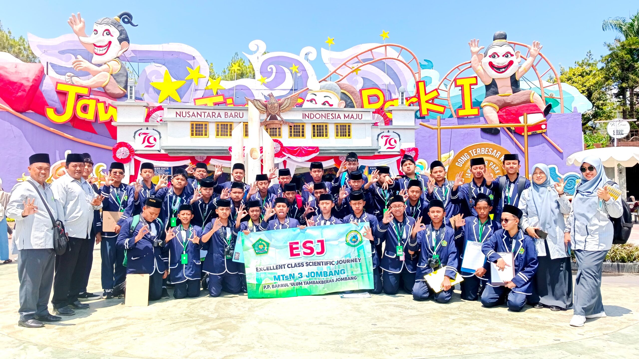 MTsN 3 Jombang PP Bahrul Ulum Gelar Scientific Journey: Pembelajaran Lapangan di Eco Green Park dan Jatim Park