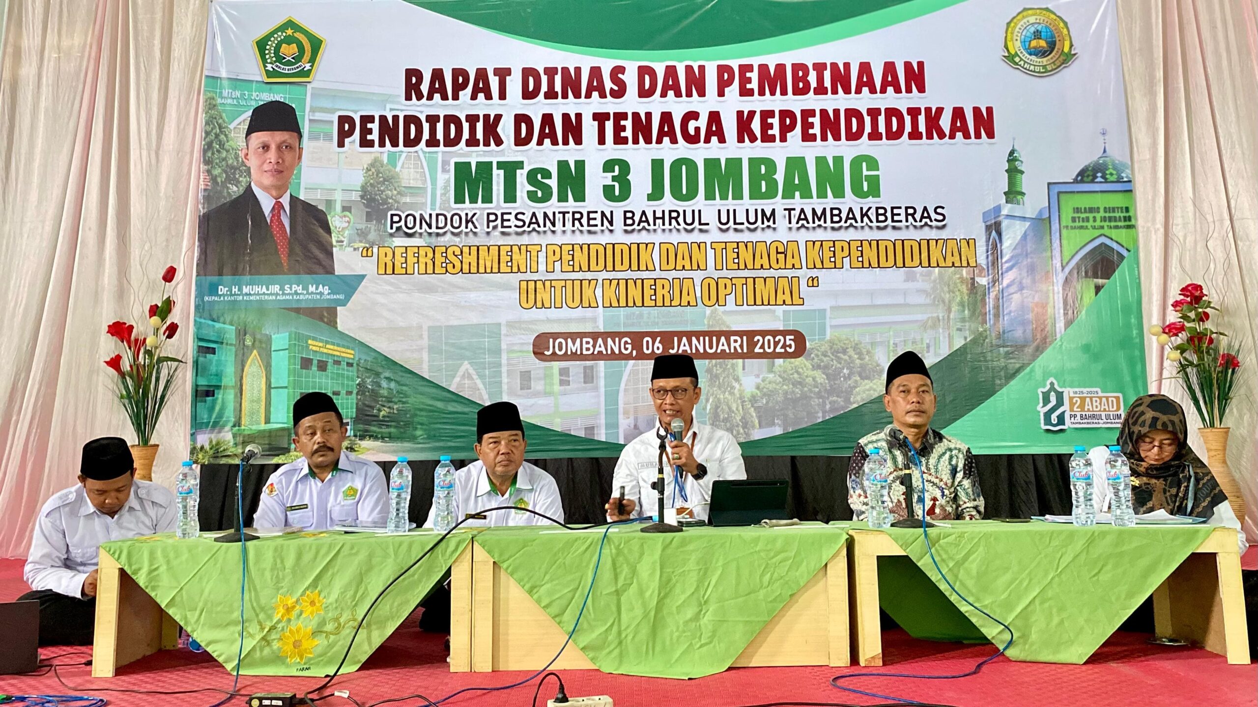 Kepala Kankemenag Jombang Berikan Pembinaan dalam Rapat Dinas MTsN 3 Jombang