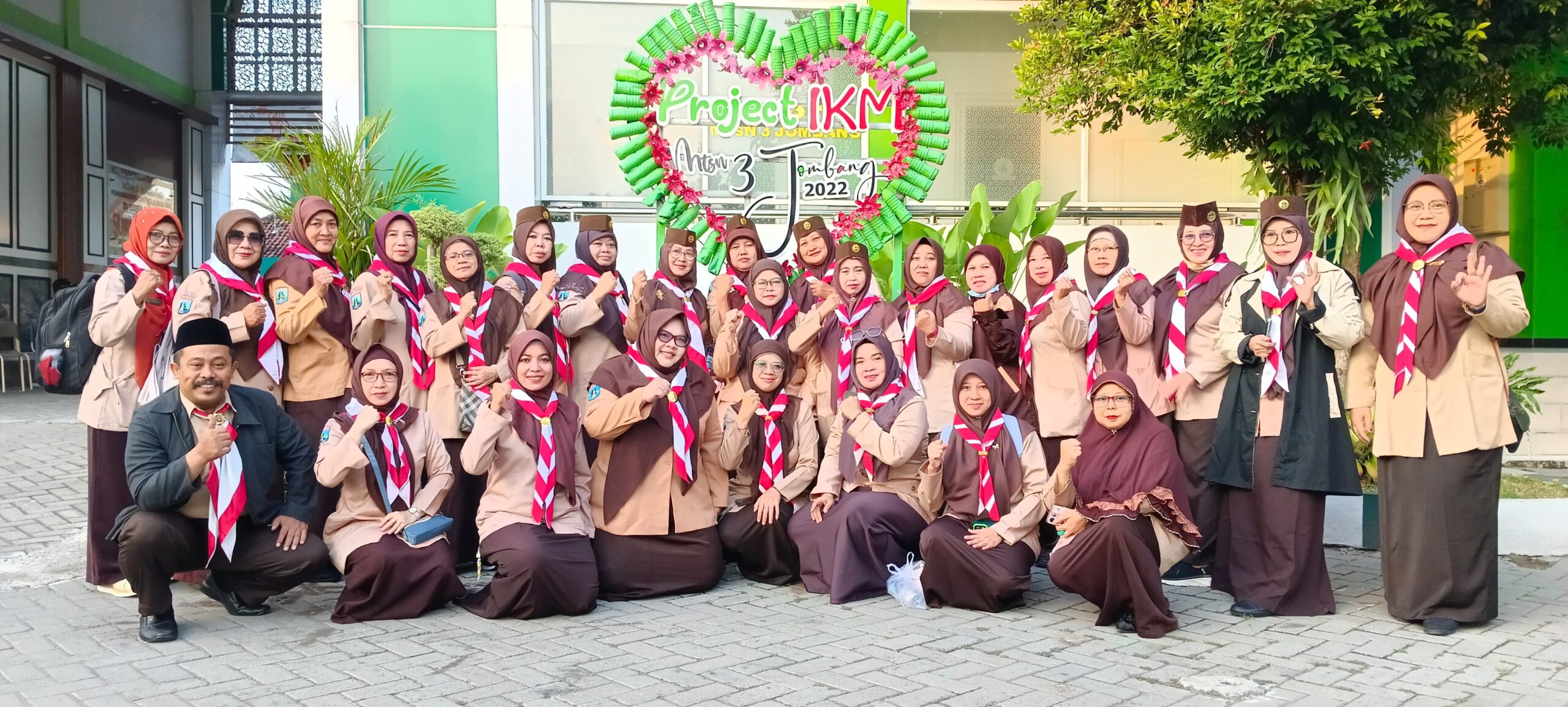 MTsN 3 Jombang Gelar Giat Literasi Massal Madrasah, Peringati Hari Pramuka ke-64
