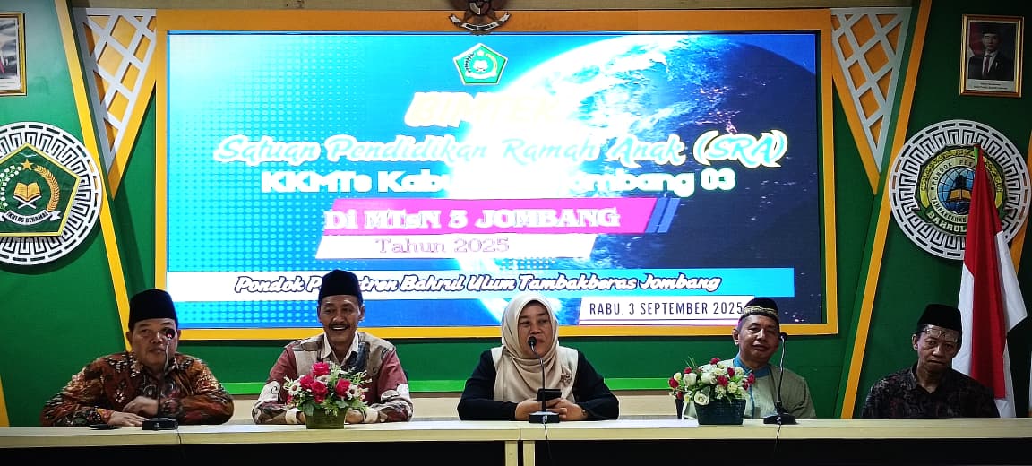 Bimbingan Teknis SRA, KKMTs Jombang 3 Dorong Madrasah Ciptakan Lingkungan Nyaman bagi Siswa Bimbingan Teknis SRA, KKMTs Jombang 3 Dorong Madrasah Ciptakan Lingkungan Nyaman bagi Siswa