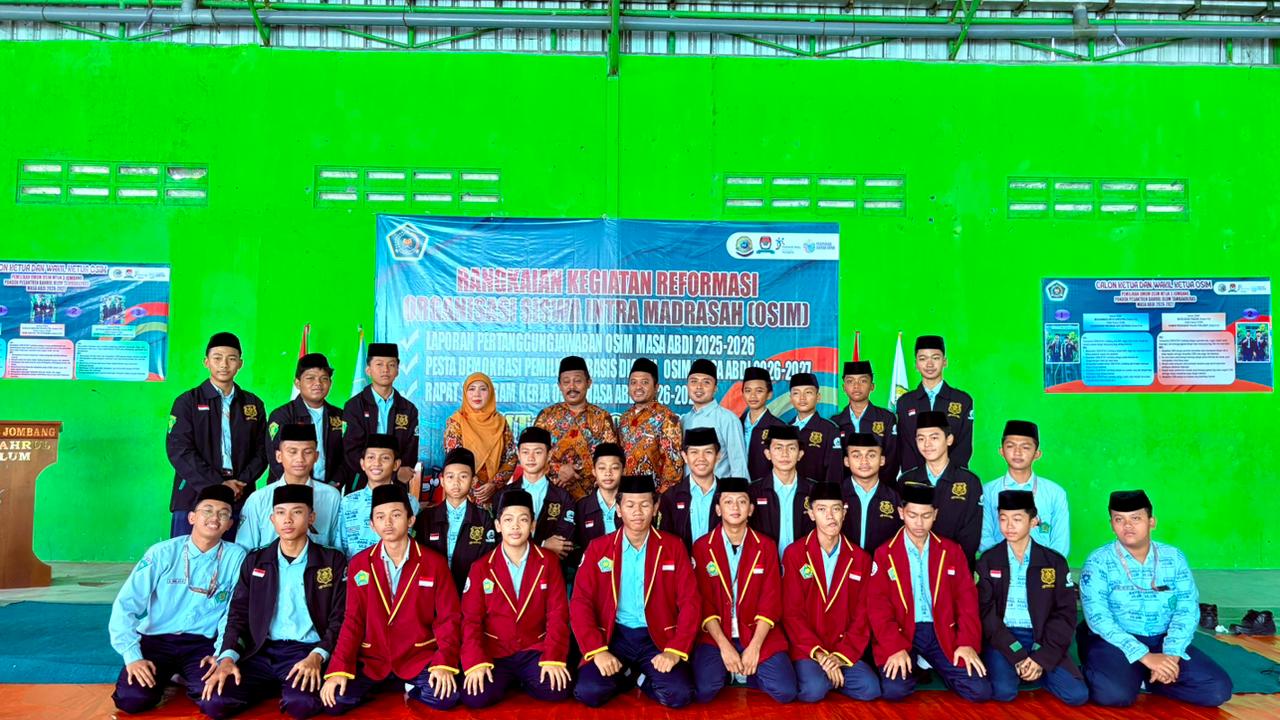 Pesta Demokrasi Pemilihan OSIM Masa Abdi 2026–2027 Berbasis Digital di MTsN 3 Jombang Pesta Demokrasi Pemilihan OSIM Masa Abdi 2026–2027 Berbasis Digital di MTsN 3 Jombang