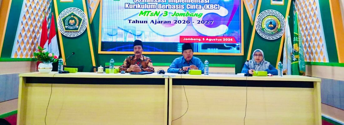 MTsN 3 Jombang Sosialisasikan Implementasi Kurikulum Berbasis Cinta Tahun Ajaran 2026–2027